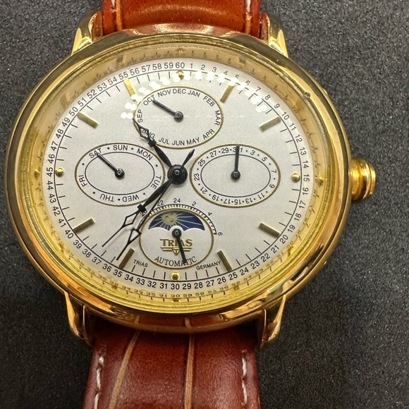 Trias automatic Men’s Watch. German watch with oval dial and great cosmetics. - Picture 1 of 5